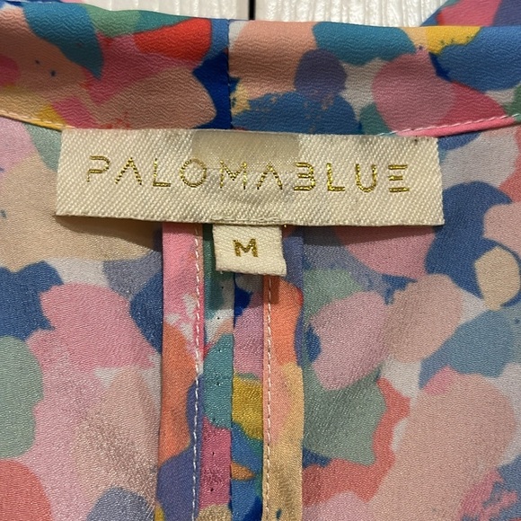 Paloma Blue Bronte Dress Womens Rainbow Confetti Size Medium - Picture 7 of 8